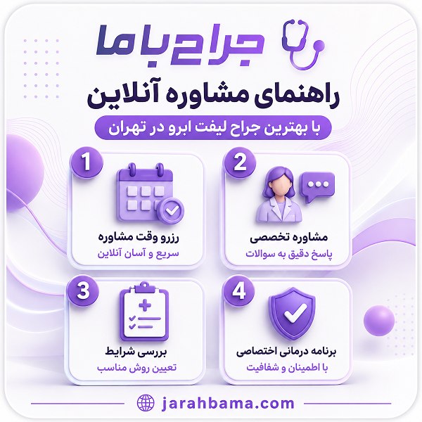 راهنمای انتخاب بهترین جراح لیفت ابرو تهران
