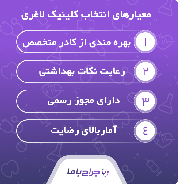 مهم ترین ویژگی های بهترین کلینیک لاغری در مشهد