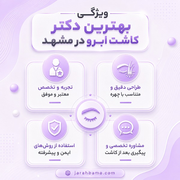 راهنمای انتخاب بهترین جراح کاشت ابرو در مشهد + لیست جراحان پیشنهادی