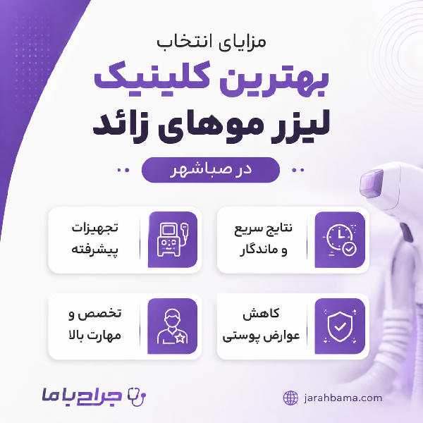 بهترین کلینیک لیزر موهای زائد در صباشهر