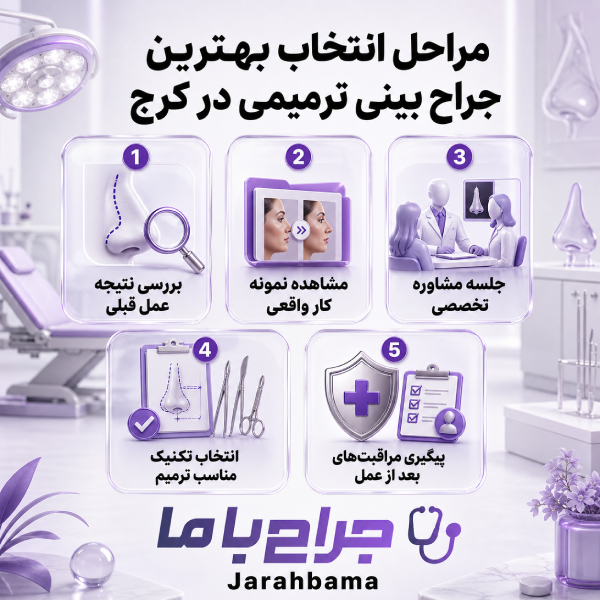 قبل از انتخاب جراح بینی ترمیمی در کرج این موارد را بررسی کنید