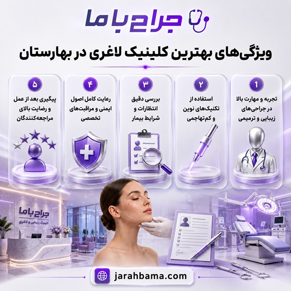 راهنمای انتخاب بهترین کلینیک لاغری در بهارستان+ جدول